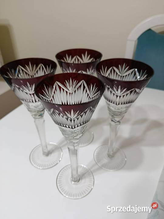 Kieliszki huta Zawiercie Porcelana i szkło