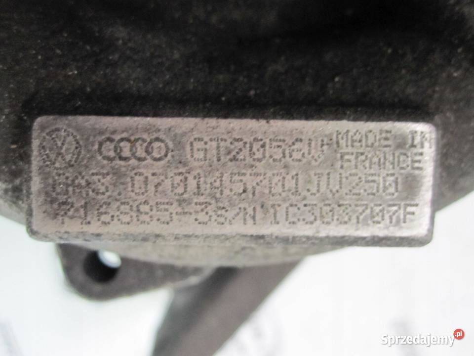 VW Touareg 25 tdi 174 BAC 08r turbosprężarka