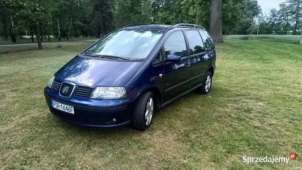 Seat Alhambra 20 TDI 7 osobowy 2007 hak 2t Książ Wielkopolski