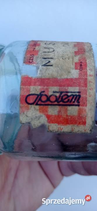 Antyczny słoik musztardzie prl Krotoszyn