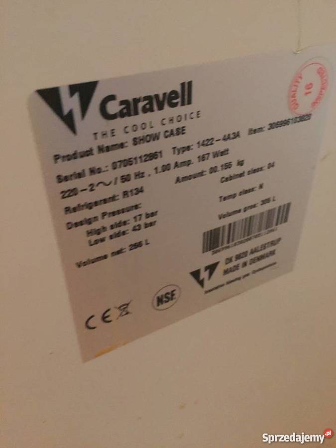 Zamrażarka Caravell Showcase Marki