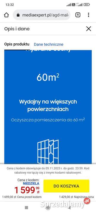 Oczyszczacz powietrza samsung podlaskie Białystok