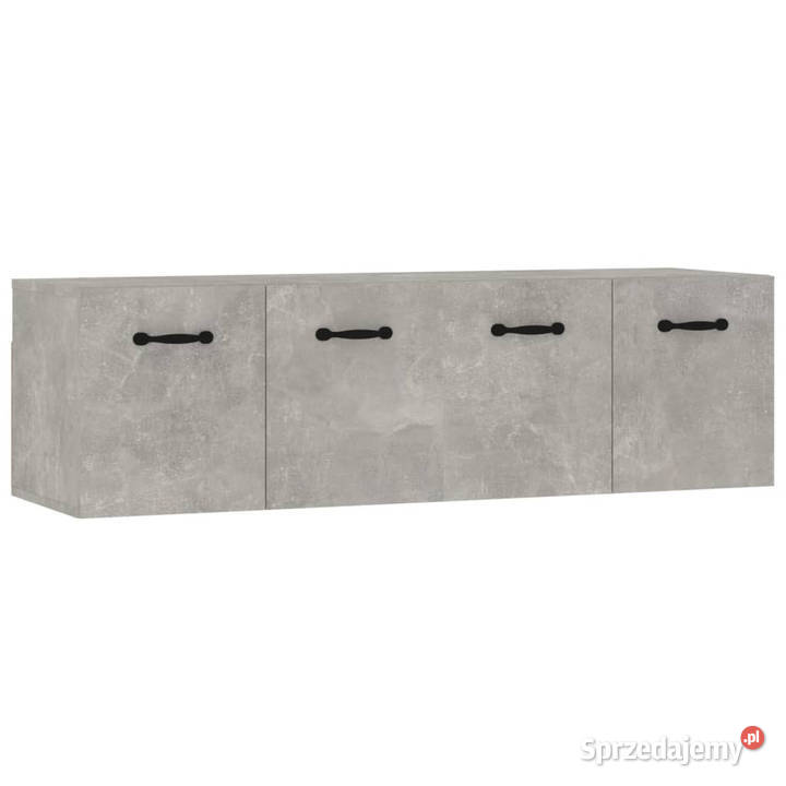 Szafki wiszące 2 szarość betonu 80x35x365