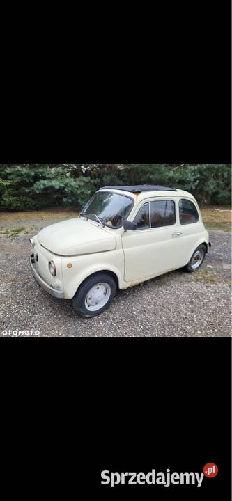 Fiat 500 F zarejestrowany Żółte tablice Kielce