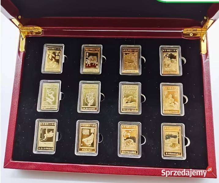 Kolekcjonerski zestaw znaków chińskiego Zodiaku Warszawa