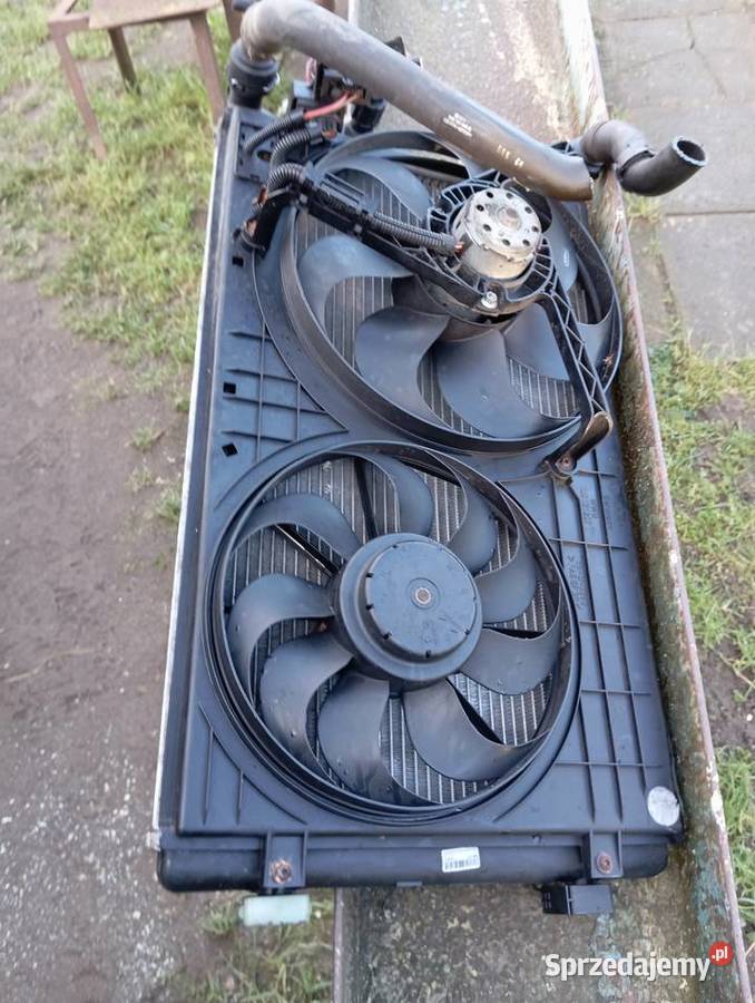 VW GOLF 4 CHŁODNICA WODY WENTYLATORY Kobylnica