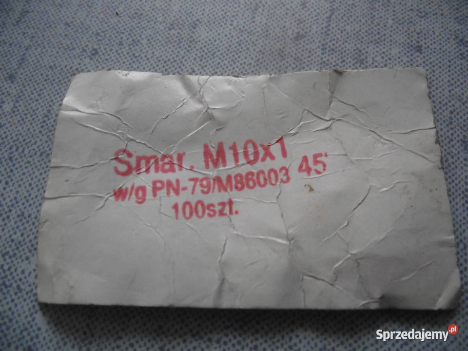 Kalamitki smarowniczki 60 sztuk Gwint10x1 dolnośląskie Wrocław