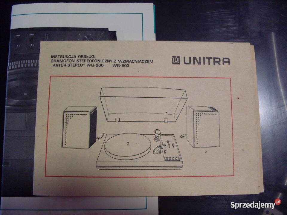Gramofon stereo z wzmacniaczem Artur Stereo WG Elektronika Poznań