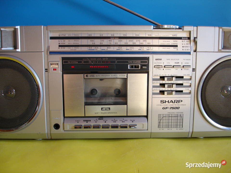 Radiomagnetofon SHARP GF7500 Zielona Góra