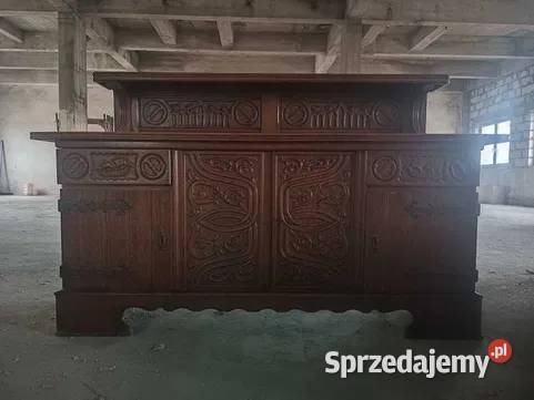 Drewniana Komoda z nadstawką 124cm Ełk