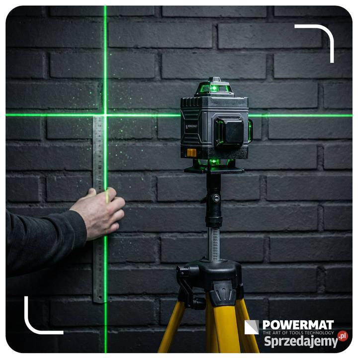 poziomica laserowa laser krzyżowy zielony Katowice