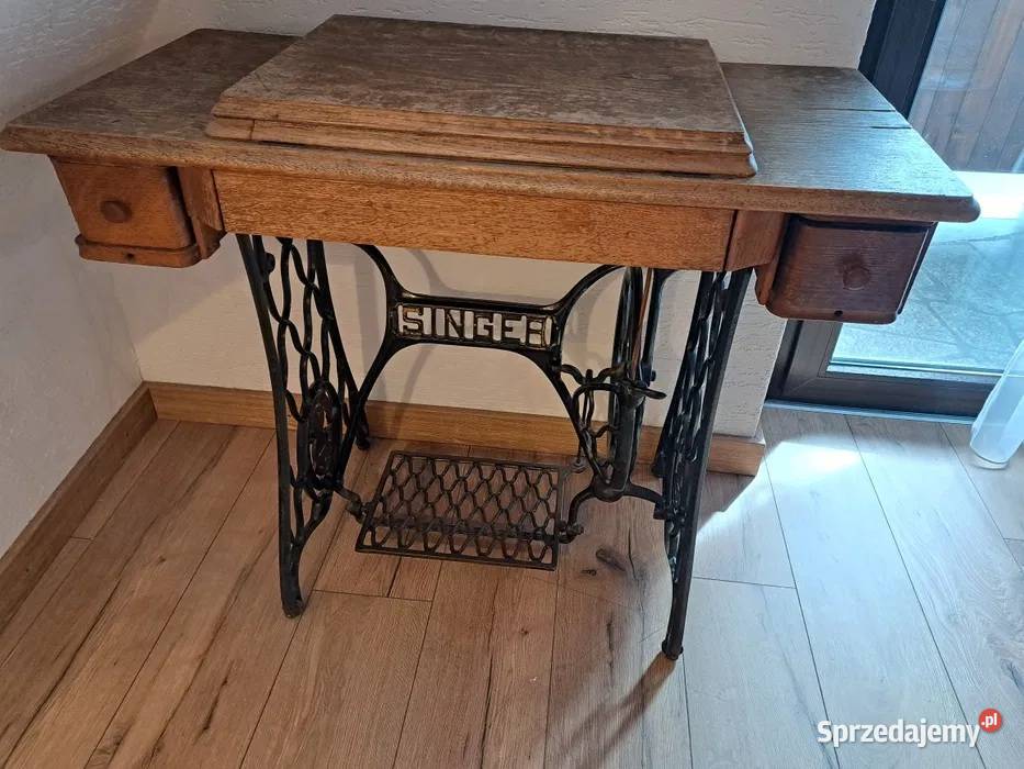 Stara maszyna do szycia SINGER antyk dąb tygrysi Zakopane