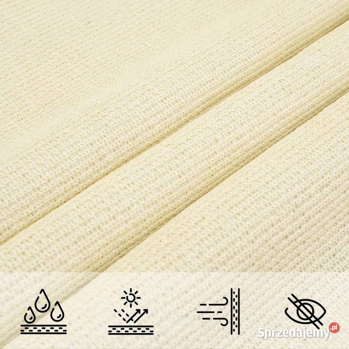 Żagiel przeciwsłoneczny 160 gm kremowy 2x3 m