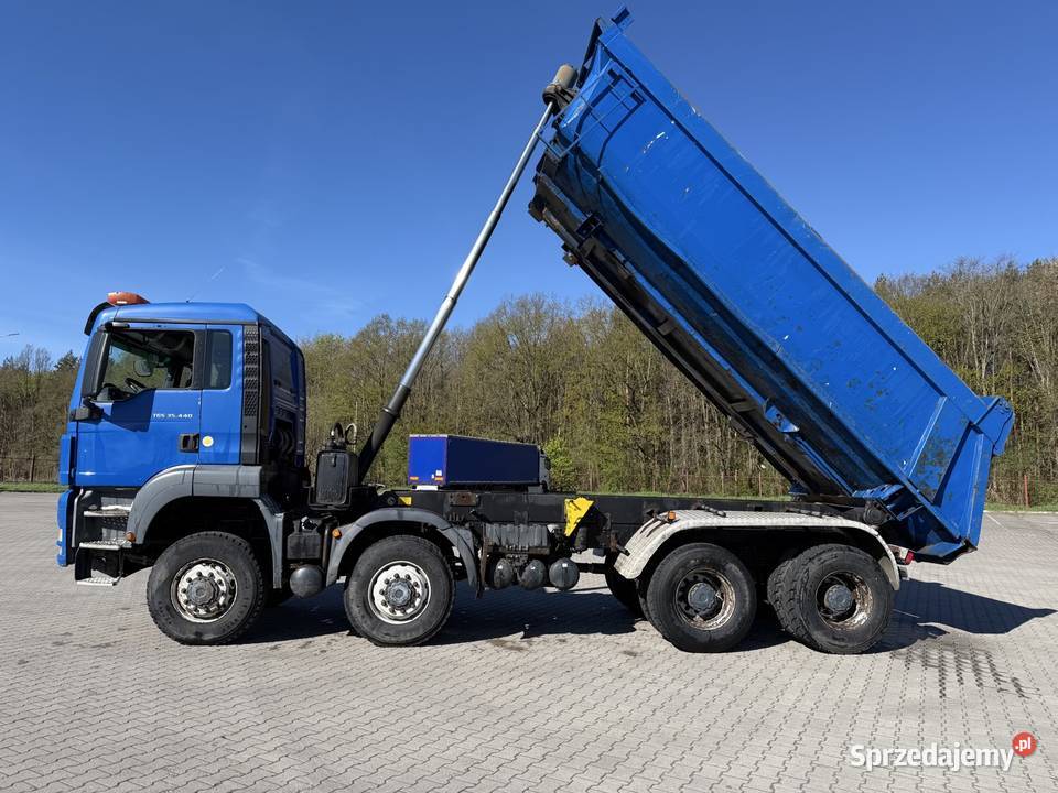 Man tgs 32440 8x8 wywrotka tylno sypowa 2009 immobilizer