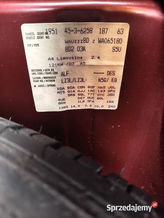 Audi a4 24v6 automat kolekcjonera