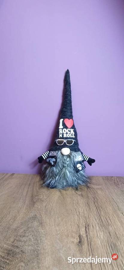 Skrzat świąteczny 50 Krasnal Gnom Mikołaj ozdoba Jasień