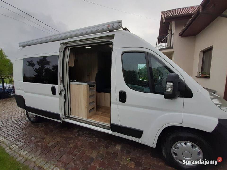 Kamper van Fiat Ducato 23 L3H2 2007 4osobowy Rok produkcji 2007 Chełm Śląski