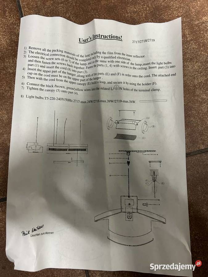 Oprawa Lampa neonowa x 1 T5 24W OSRAM Świętochłowice sprzedam