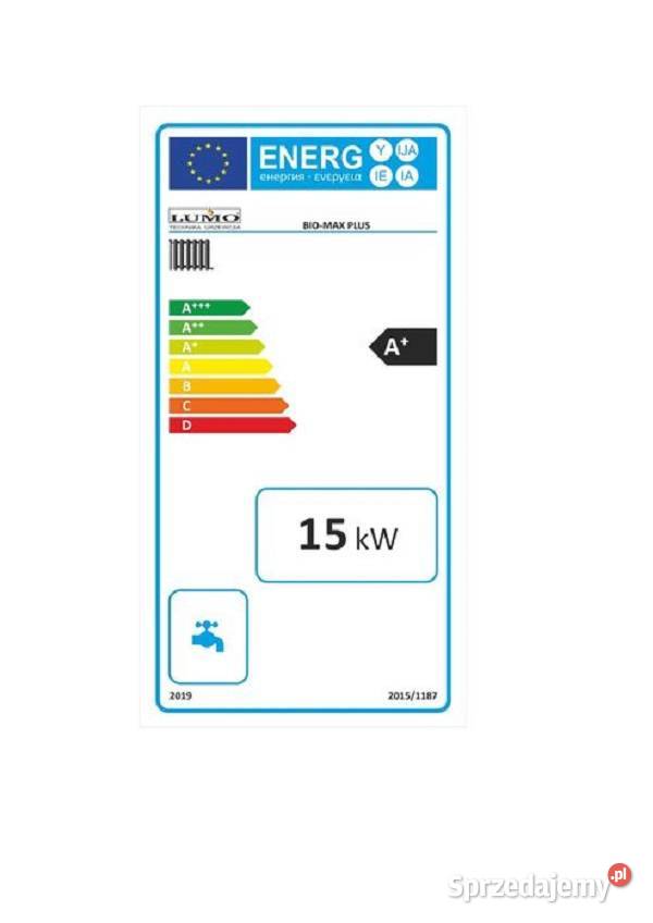Kocioł na pellet Lumo Bio 15kw zbiornik KIPI stal Golub-Dobrzyń