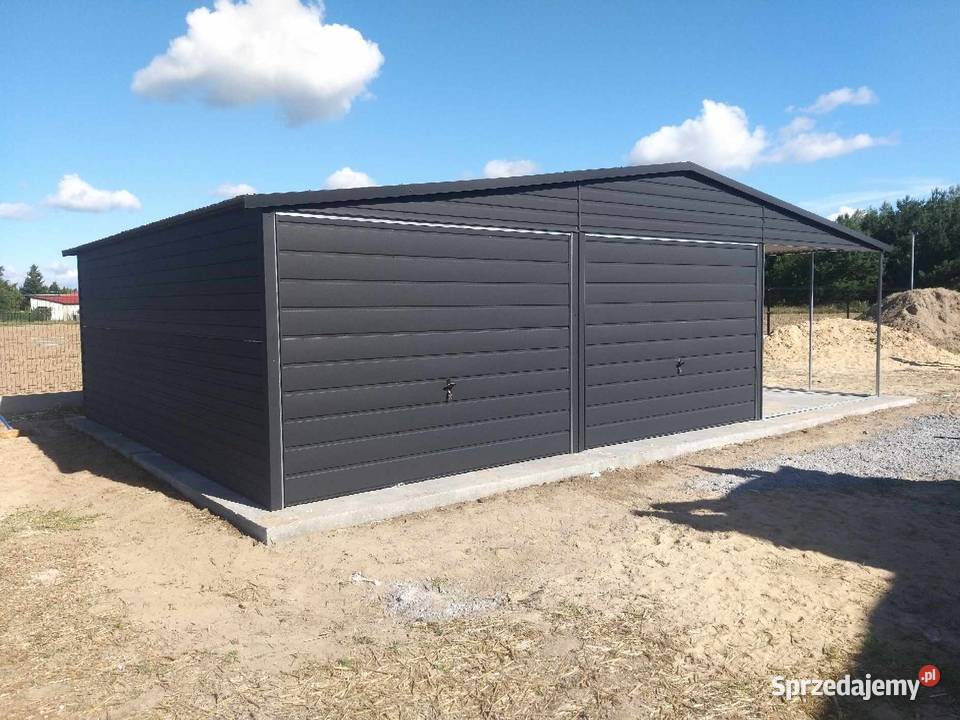 Garaż blaszany wiata Wzmocniony PROFILAMI warmińsko-mazurskie Giżycko
