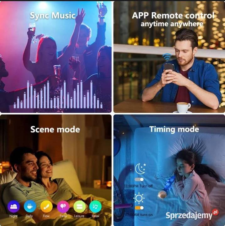 30W Ultrabłyskowa Lampa Sufitowa RGBCW