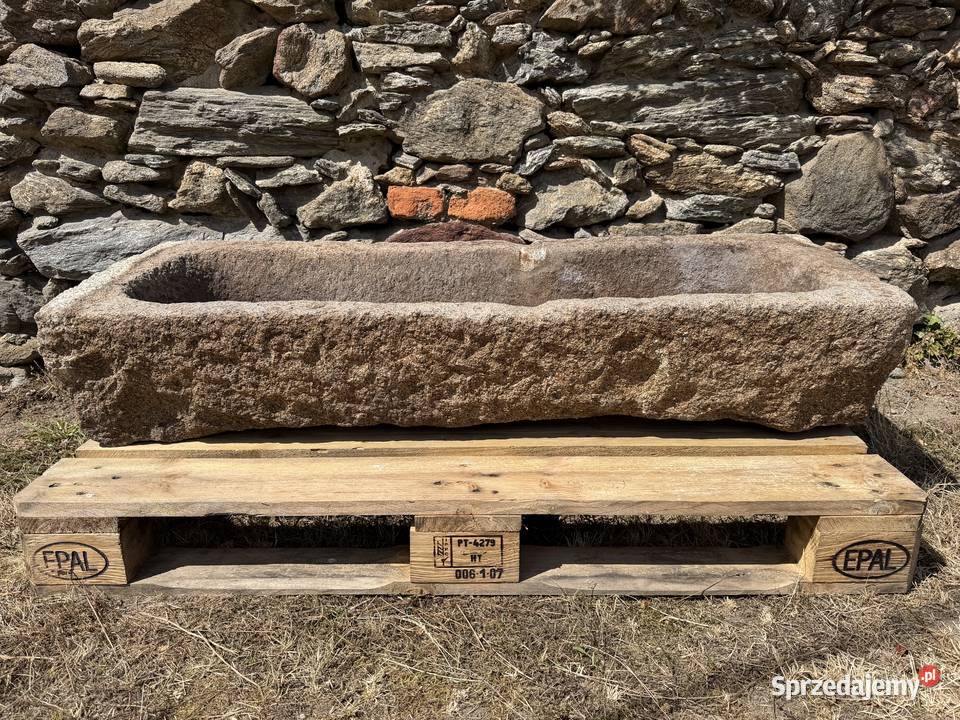 STARE KORYTO KAMIENNE GRANIT 126 DONICA KWIETNIK dolnośląskie Bielawa