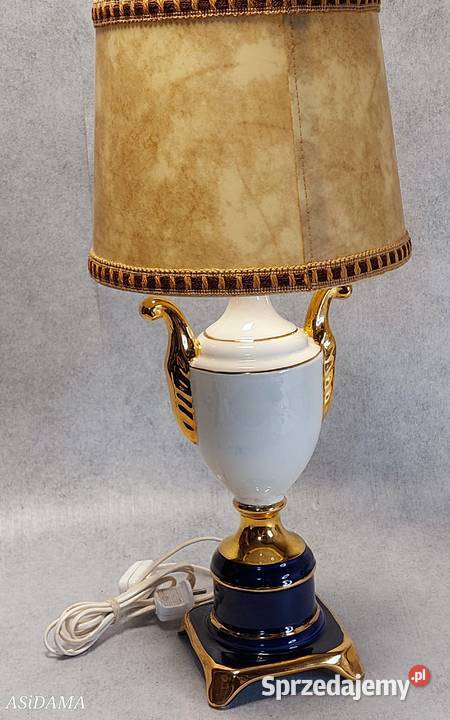 Kobaltowa Lampa Scenka Zakochana Barokowa Para zachodniopomorskie Świnoujście