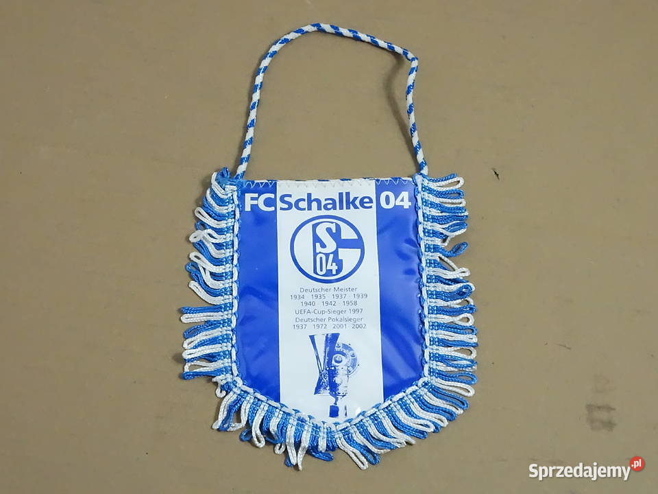 Kolekcjonerski proporczyk FC Schalke 04 Sukcesy Biłgoraj