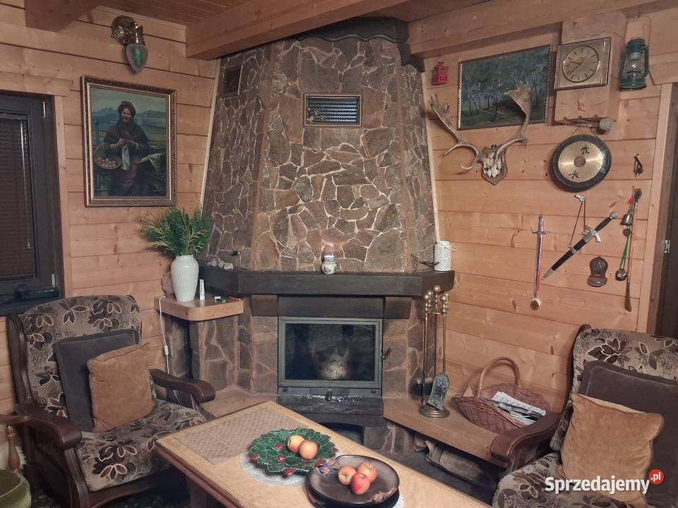 SprzedamDom drewniany z baliletniskowy w