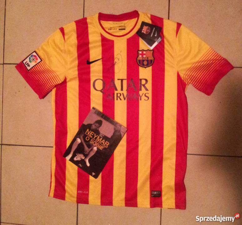 Neymar koszulka i książka z autografami