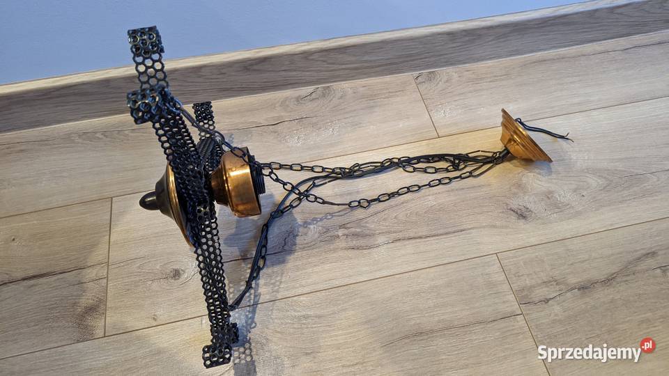 Lampa wisząca Żyrandol ręcznie robiony barwa łódzkie Łódź