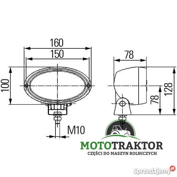 Lampa robocza Massey Ferguson