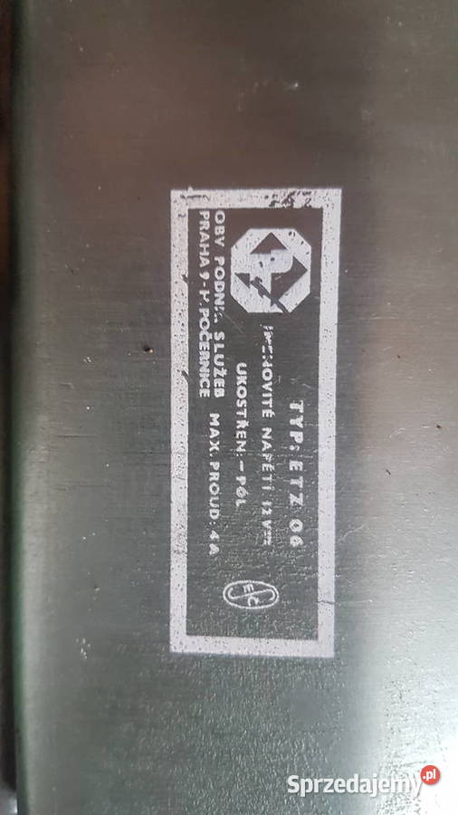 Stary elektroniczny zapłon tranzystorowy ETZ 06 Cieszyn