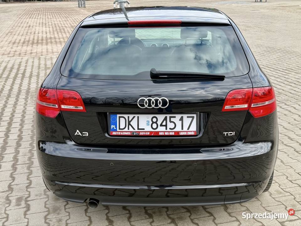 Audi A3 Diesel 2012 198 Skóry Ksenon Ledy Rok produkcji 2012 Kłodzko