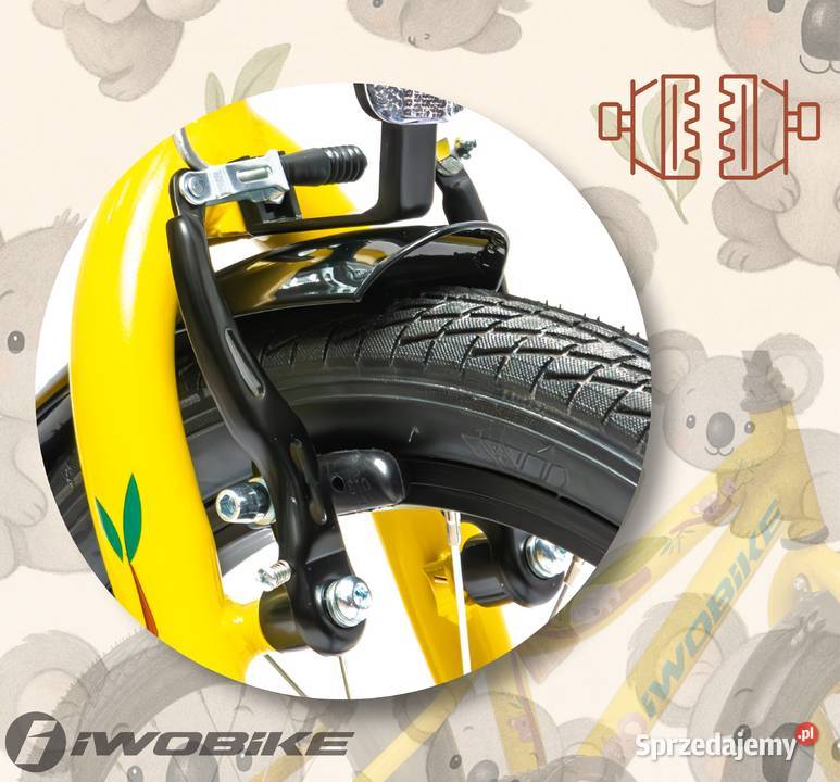 Rower Dziecięcy 16 Chłopięcy Dziewczęcy IWOBIKE Gorlice