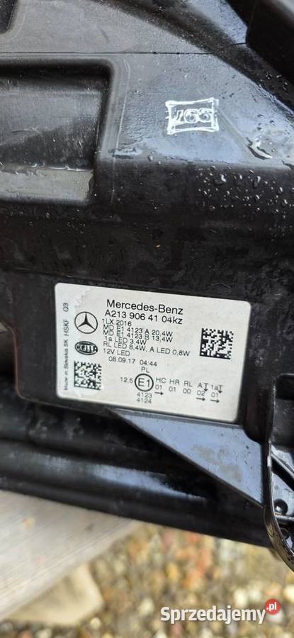 Sprzedam Lampy Przod Do Mercedesa W 213 2000cm3 Limanowa sprzedam