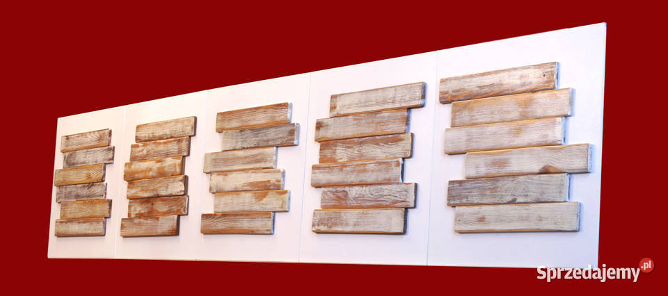 Panele ścienne naturalne drewno na MDF 50x50 Warszawa sprzedam