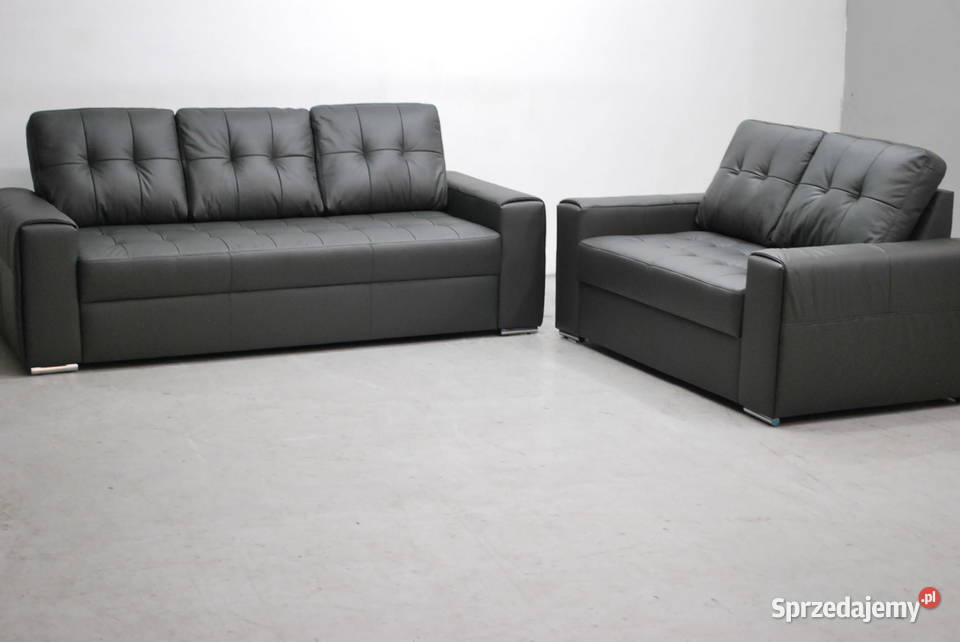 RIX KOMPLET 32 sofy kanapy zestaw SKÓRA 9117