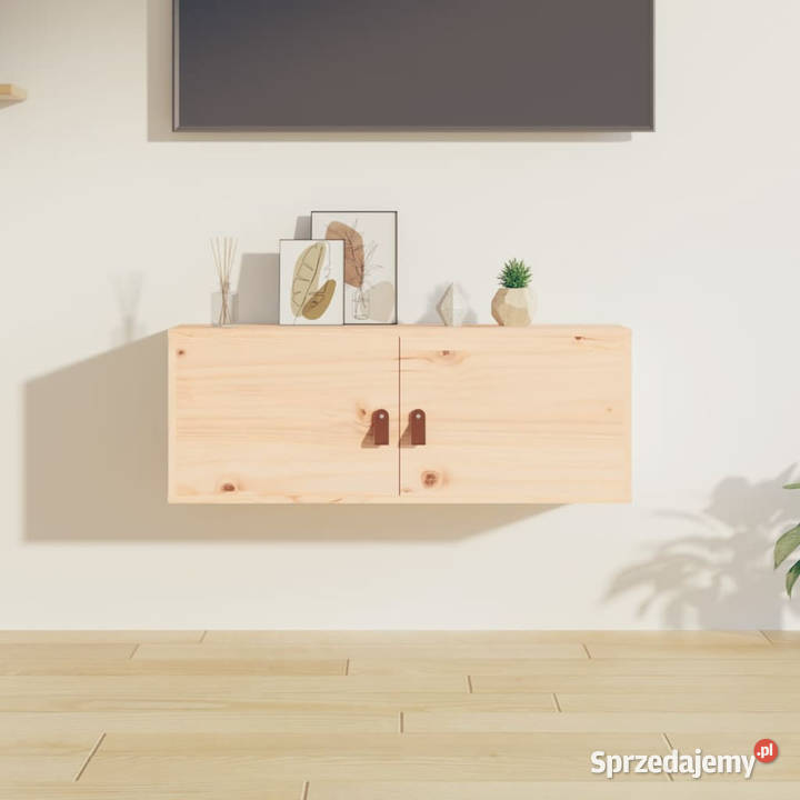 Szafka ścienna 80x30x30 lite drewno sosnowe