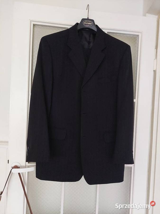 Garnitur męski czarny 176104 Mirosławiec