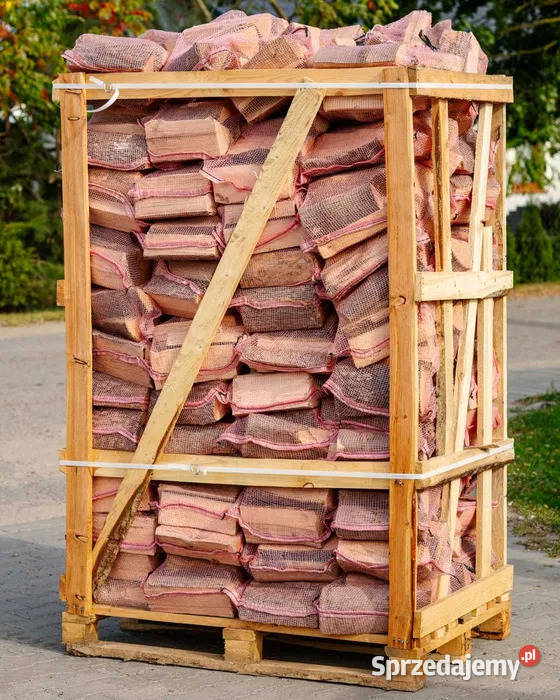 Drewno kominkowe skrzynopalety 1m32m3 SOSNA Grodzisk Mazowiecki