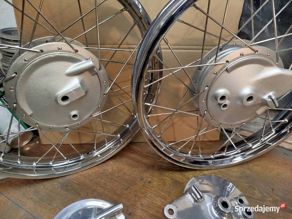 Koła shl gazela m17 nierdzewne szprychy Przyłęk