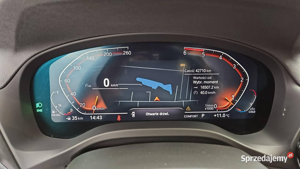 BMW X3 20 sDrive18d mHEV Z Polskiego Salonu podgrzewane fotele X3 mazowieckie Warszawa