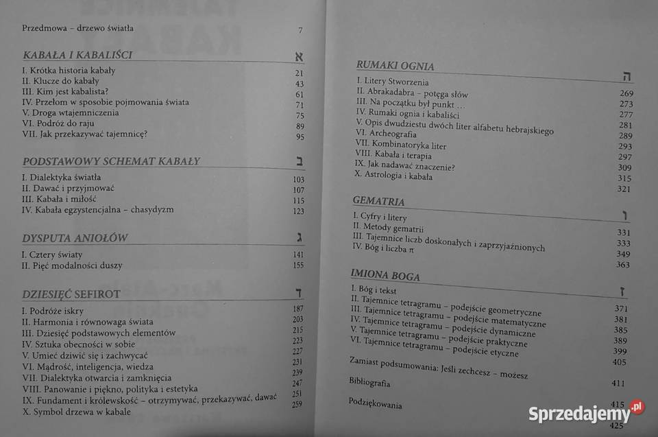 Tajemnice kabały MarcAlain Ouaknin mazowieckie Warszawa