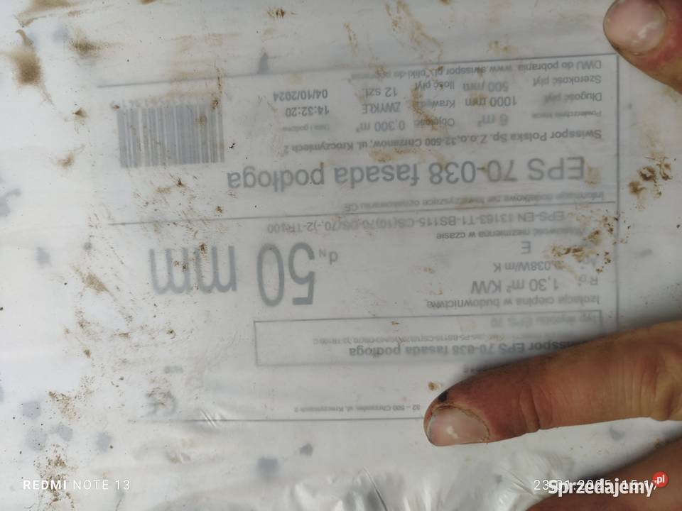 Styropian 5 eps 070 swissporr 11 paczek podkarpackie sprzedam