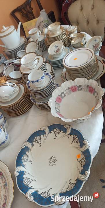 Patera falista krawędź Silesia Germany Secesja Porcelana i szkło pomorskie Gdańsk sprzedam