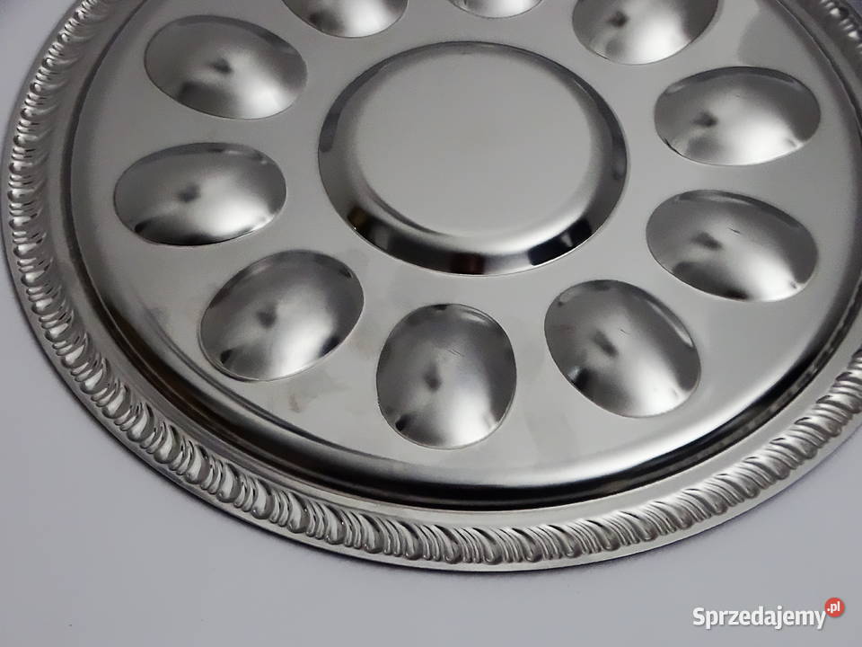 Zestaw stalowy taca na jajka krajalnica do jajek Biłgoraj sprzedam