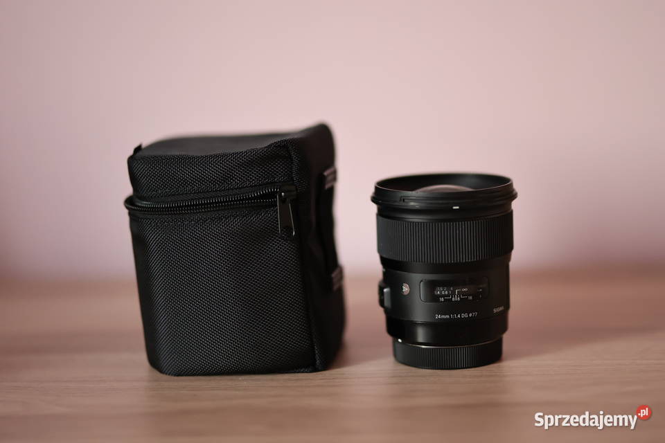 Obiektyw Sigma DG Art 24 mm f 14 EF Canon nowy Stąporków