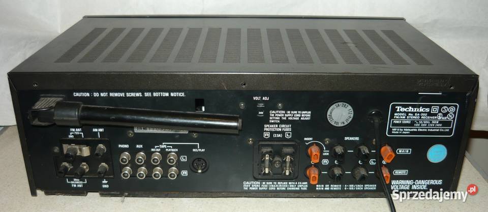 Technics Amplituner Radio wzmacniacz SA202 PRL Krotoszyn