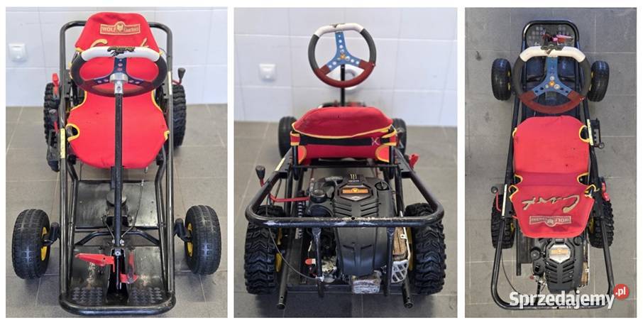 GOKART spalinowy Wolfgarten Cart OHV 2 190ccm uszkodzony Jasienica